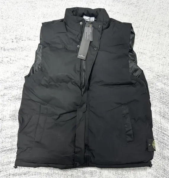 Stone Island Compass Logo Patch Jacket Gray Outerwear - 10
