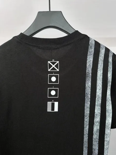 Off-White G308 Industrial Stripe Black T-Shirt - 9