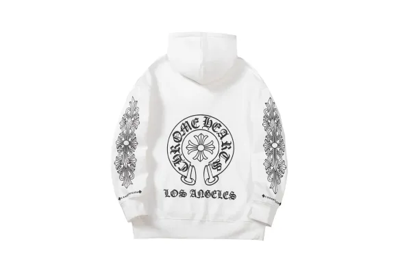 Chrome Hearts Los Angeles Hoodie White - 1