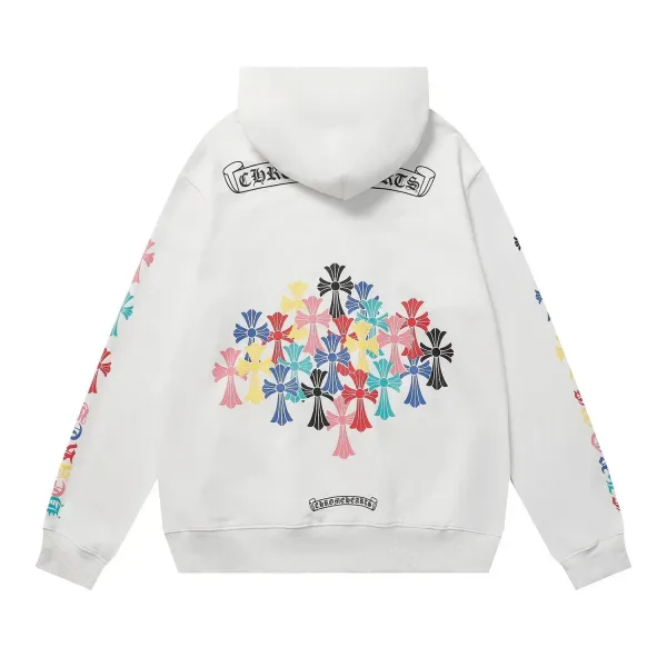 Chrome Hearts Multicolor Cross Cluster Hoodie - 1