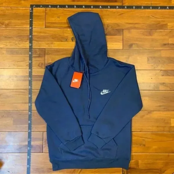 Nike Sportswear Club Fleece Hoodie Navy - 1