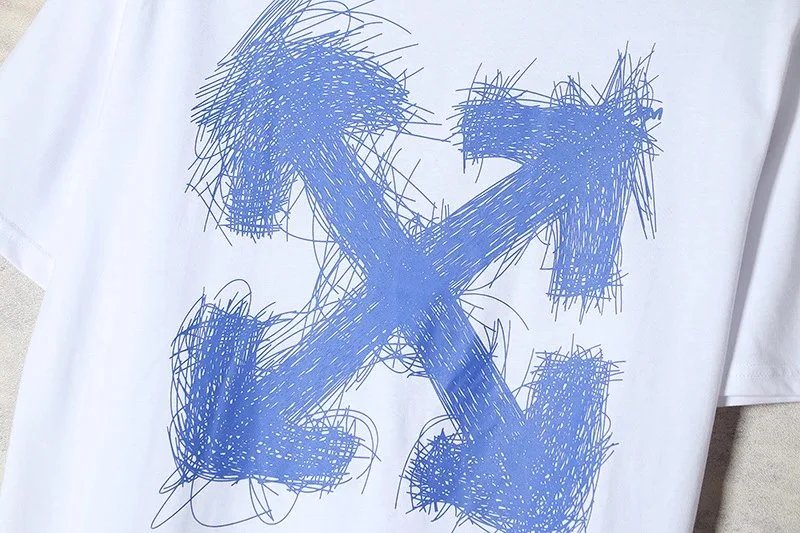 Off-White Scribble Arrow T-Shirt Black and White - 7