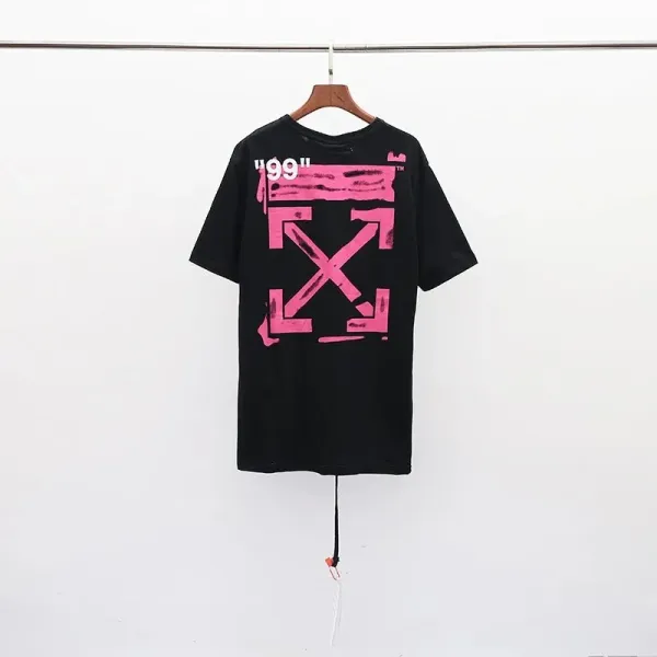 Off-White '99' Arrow Print Black T-Shirt - 1