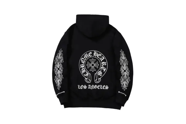 Chrome Hearts Los Angeles Hoodie Black - 1