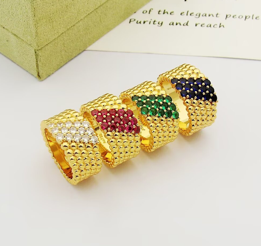 Van Cleef & Arpels Alhambra Vintage Motif Ring Rose Gold Jewelry - 2