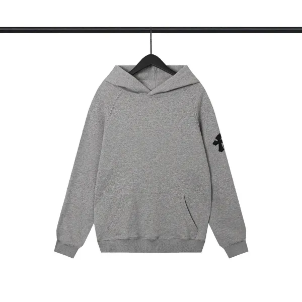 Chrome Hearts Cross Logo Hoodie Gray - 1
