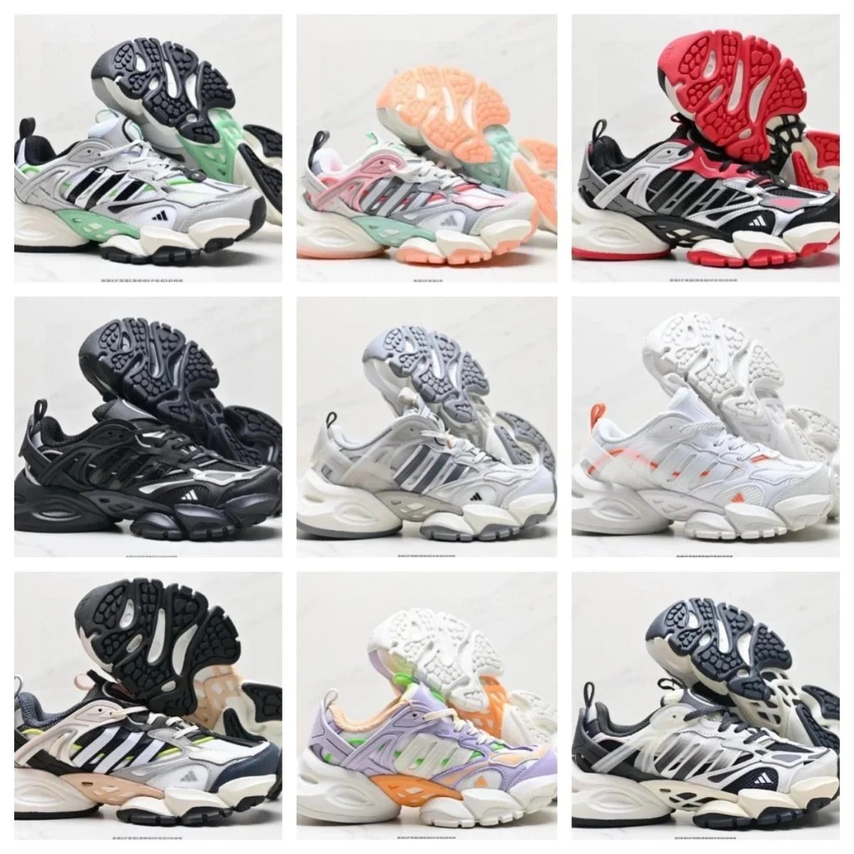 Low top dad style heightening retro neutral casual sports jogging shoes