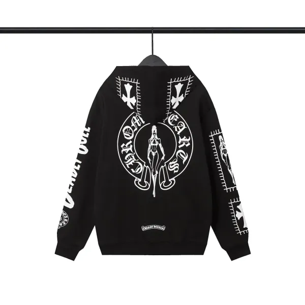 Chrome Hearts Velvet Doll Black Hoodie - 1