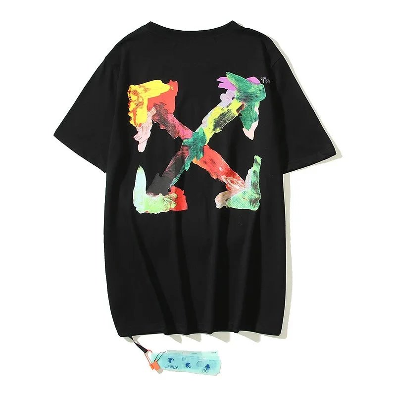 Off-White Diag Arrow Print Black T-Shirt - 8