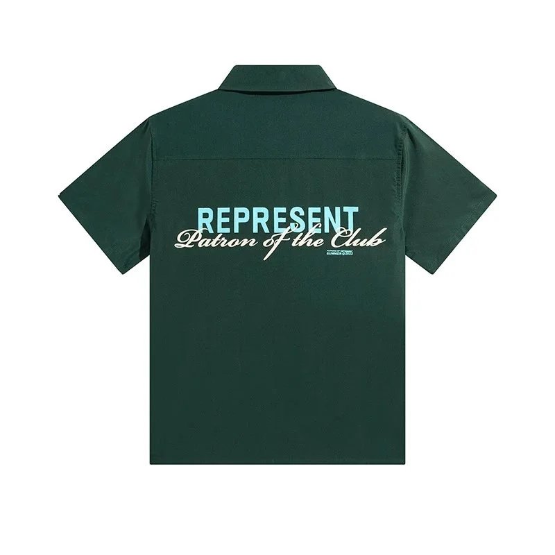 REPRESENT Bottom Of The Club Short-Sleeve Shirt Black - 7