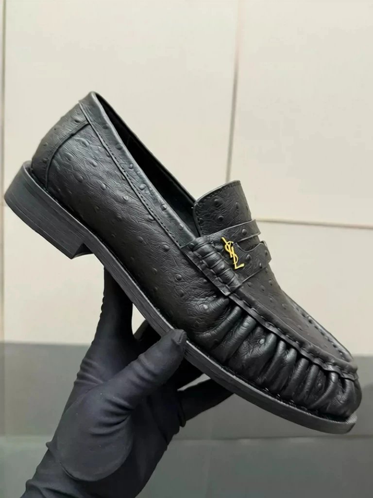 Black crocodile skin