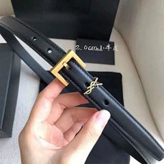 New Fashion Women's Premium Leather Belt Pin Buckle Decorative Versatile for Jeans