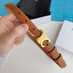 thumbnail for (No. 203) high quality women's 2.5cm belt original leather, double-sided imported cowhide, full package.