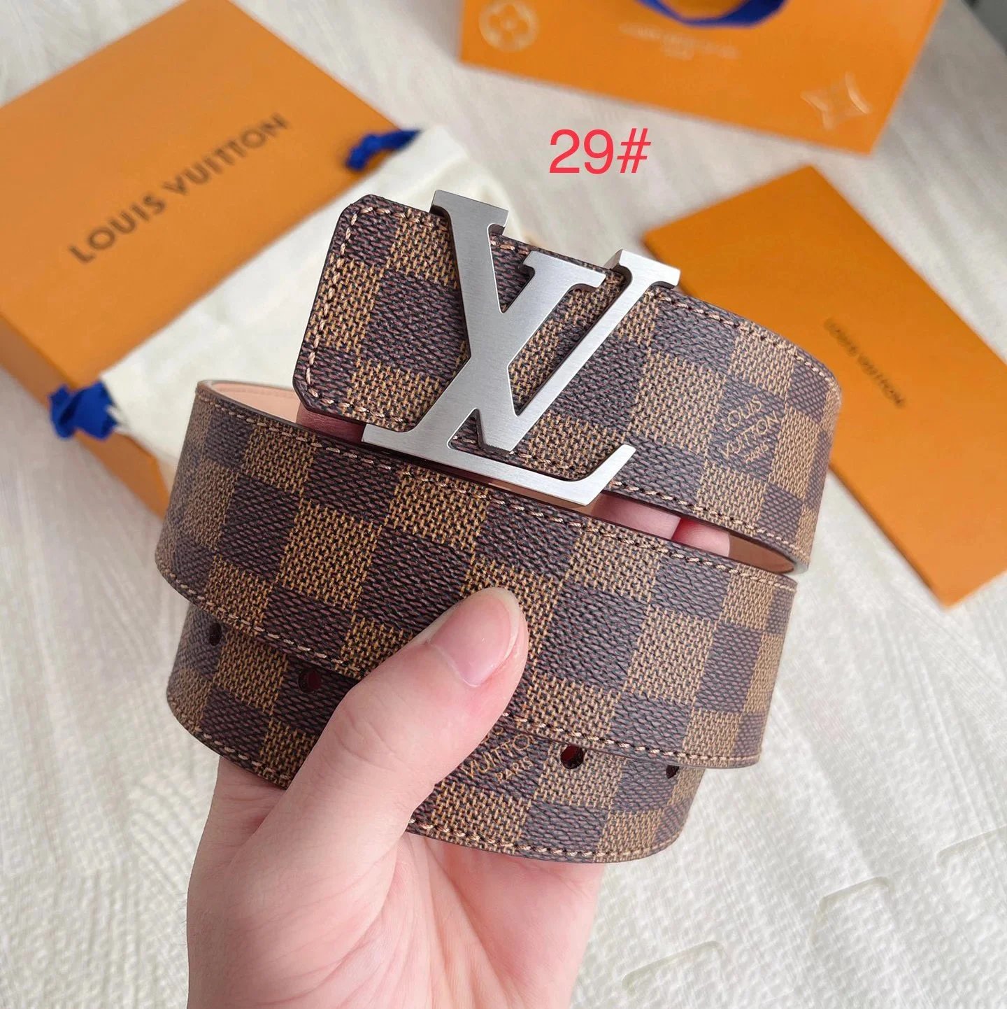 29# 咖格沙底/拉丝银扣