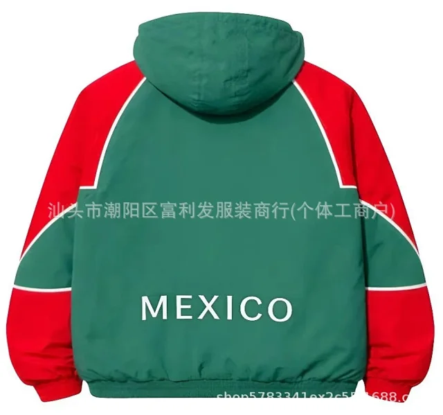 Unbranded Jackets Hooded zip jacket with MARTY SUPREME three-star print product detail image 6