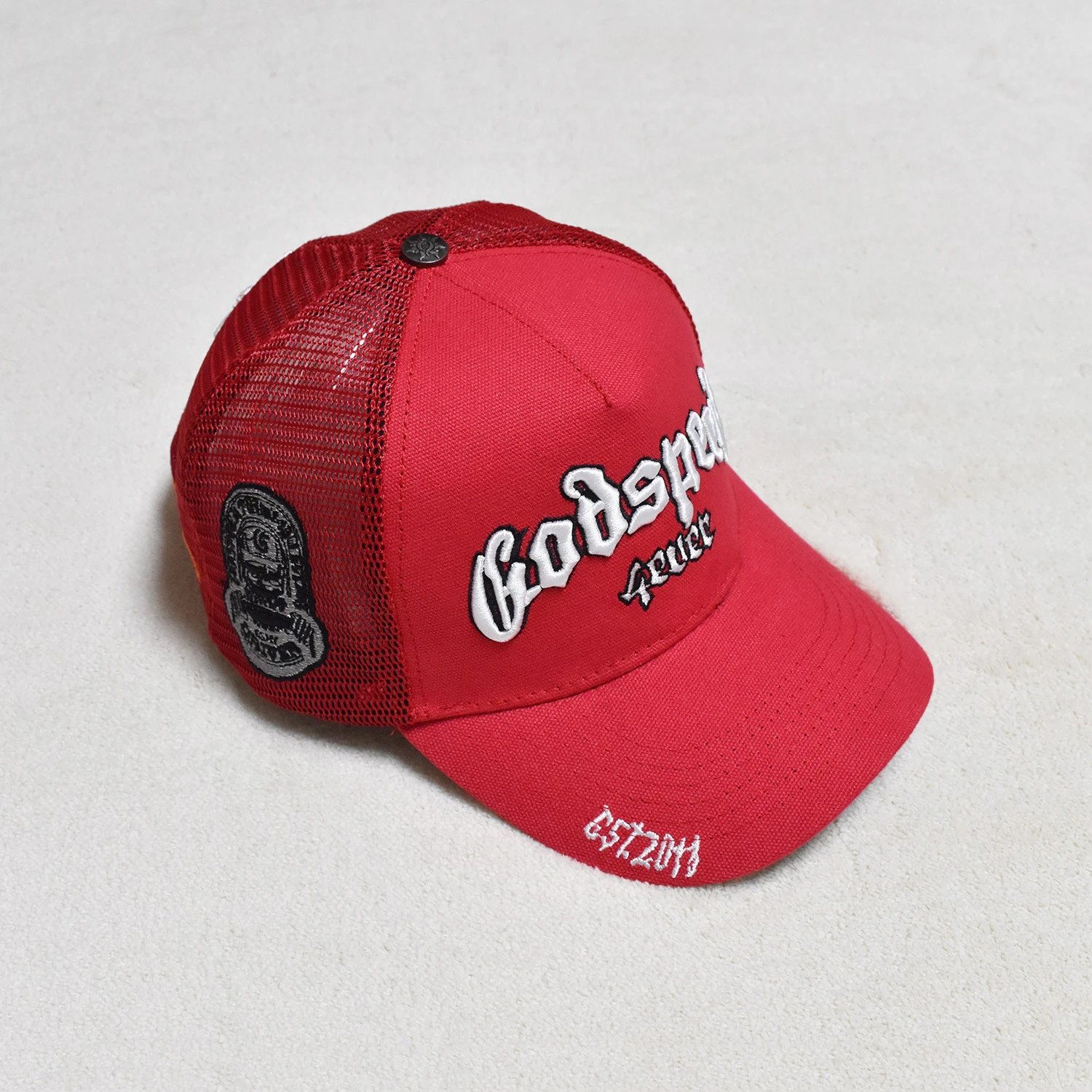 Godspeed Established 2019 Black Mesh Trucker Cap Hats - 25