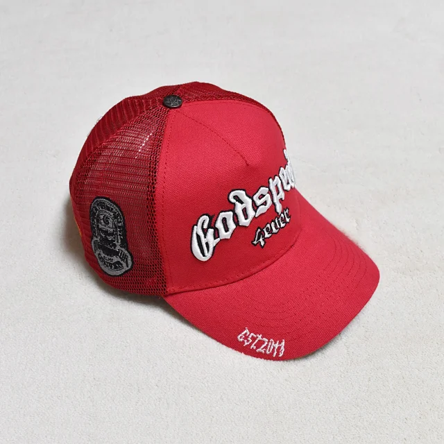Godspeed Hats GS002 embroidered mesh trucker cap product detail image 24