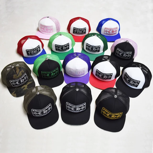 Chrome Hearts Hats Mesh Trucker Cap with Embroidered Graphics product detail image 1