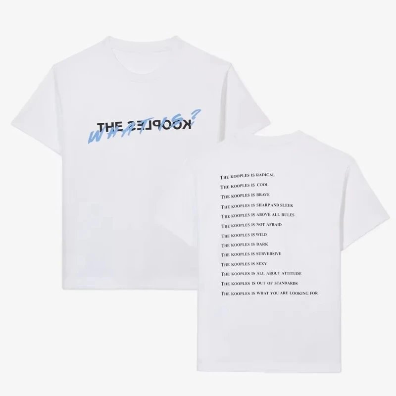 The Kooples T-Shirts Short-Sleeve Graphic Print Crewneck T-Shirt image 5