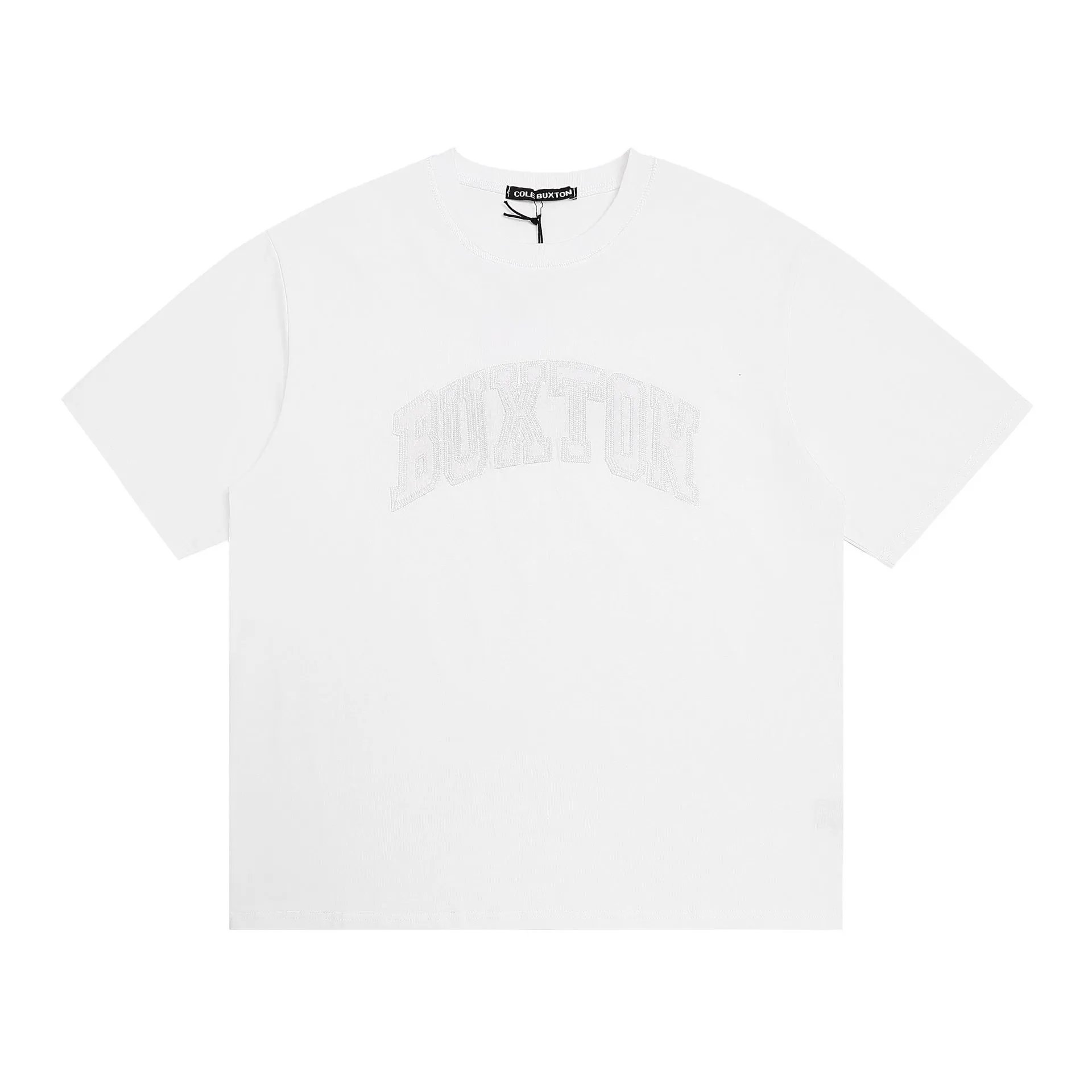 Cole Buxton T-Shirts CB Logo Print — 606 white