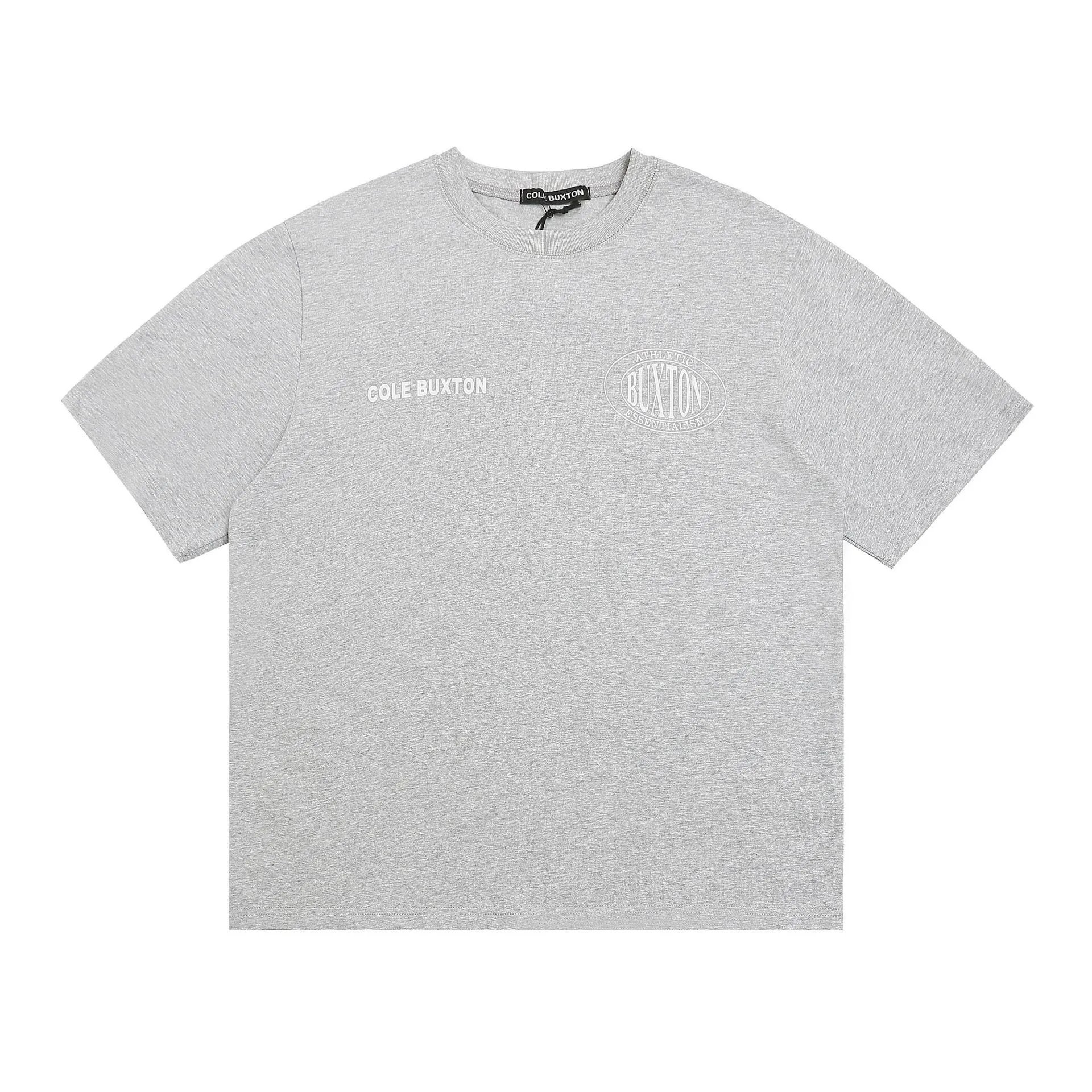 Cole Buxton T-Shirts CB Logo Print — 616 gray