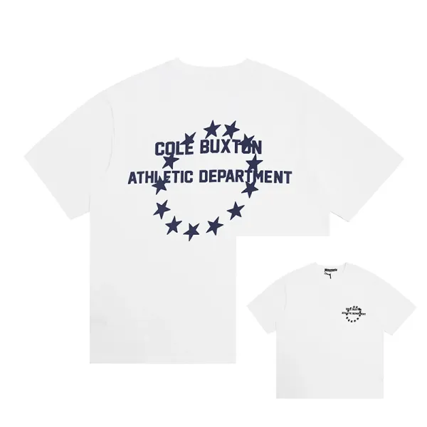 Cole Buxton Athletic Department Star Circle White T-Shirt - 1