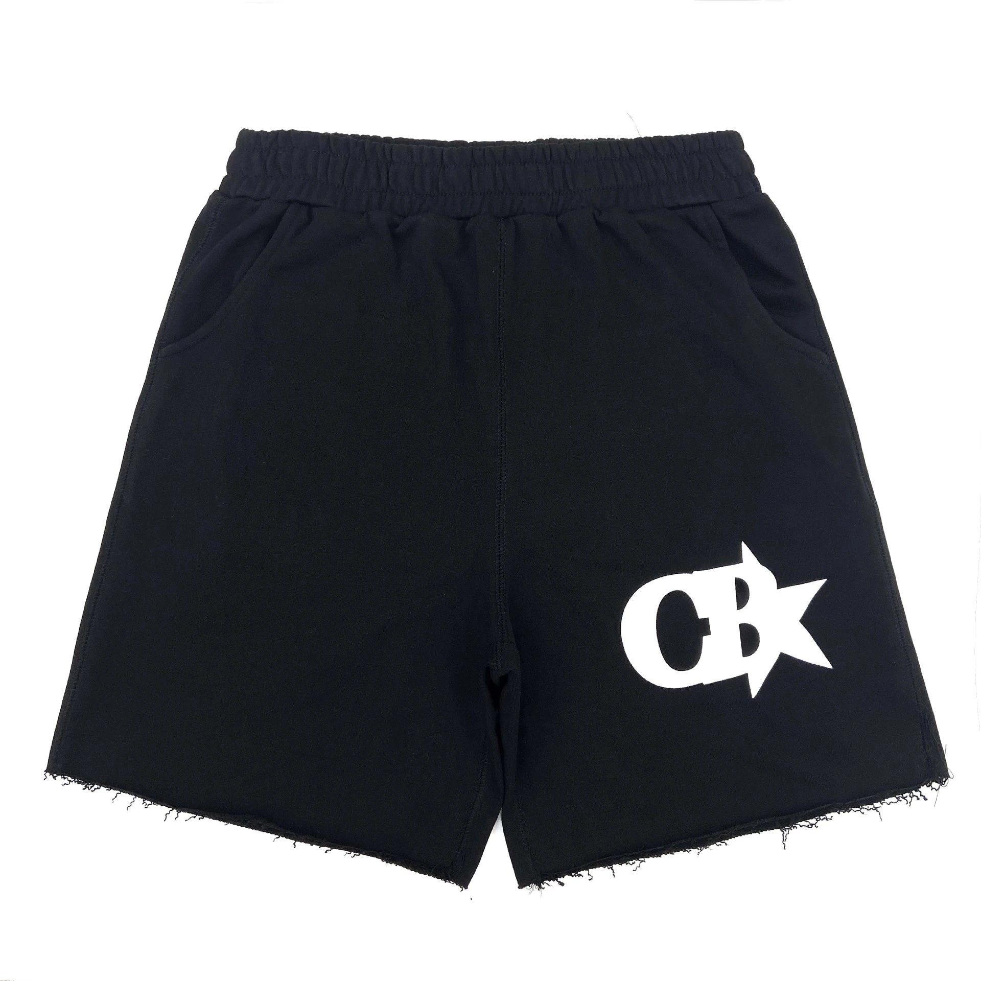 Cole Buxton T-Shirts CB Logo Print — 630 black shorts