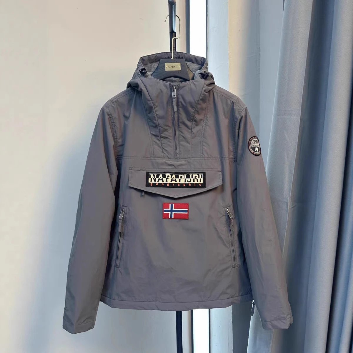 Napapijri Jackets Hooded Half-Zip Anorak Jacket image 3