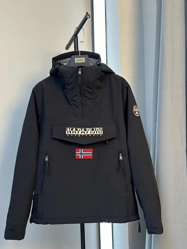 Napapijri Jackets Hooded Half-Zip Anorak Jacket product detail image 1