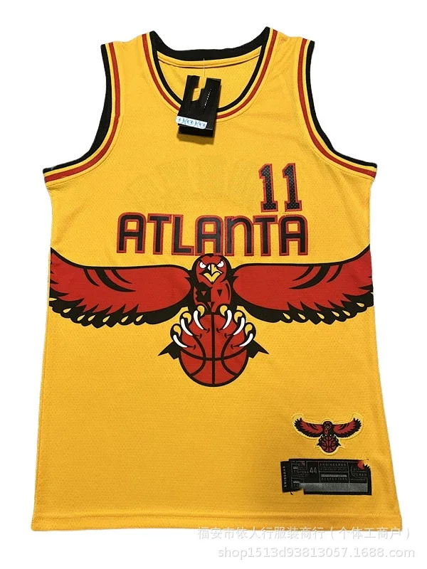 Mitchell & Ness Uncategorized Embroidered Mesh Basketball Jerseys with Team Names and Numbers product detail image 8