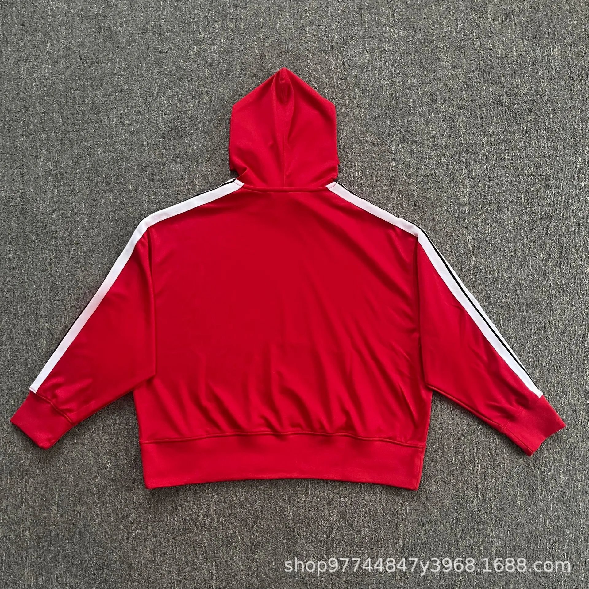 Palm Angels Track Stripe Hoodie Red - 23