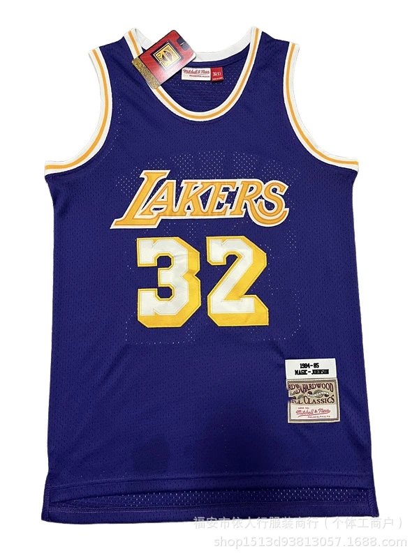 Mitchell & Ness Los Angeles Lakers 1996-97 Shaquille O'Neal Authentic Throwback Jersey Purple - 11