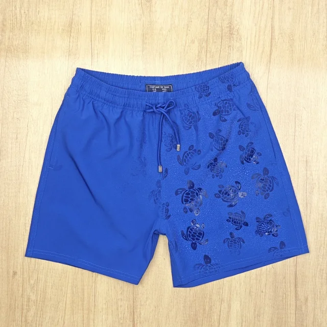 Unbranded Swimwear Water-Reactive Turtle Print Swim Shorts product detail image 4