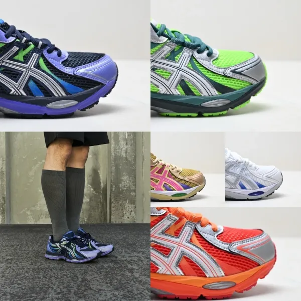 Asics Gel-Nimbus 14 Red Orange Silver Running Shoes - 3