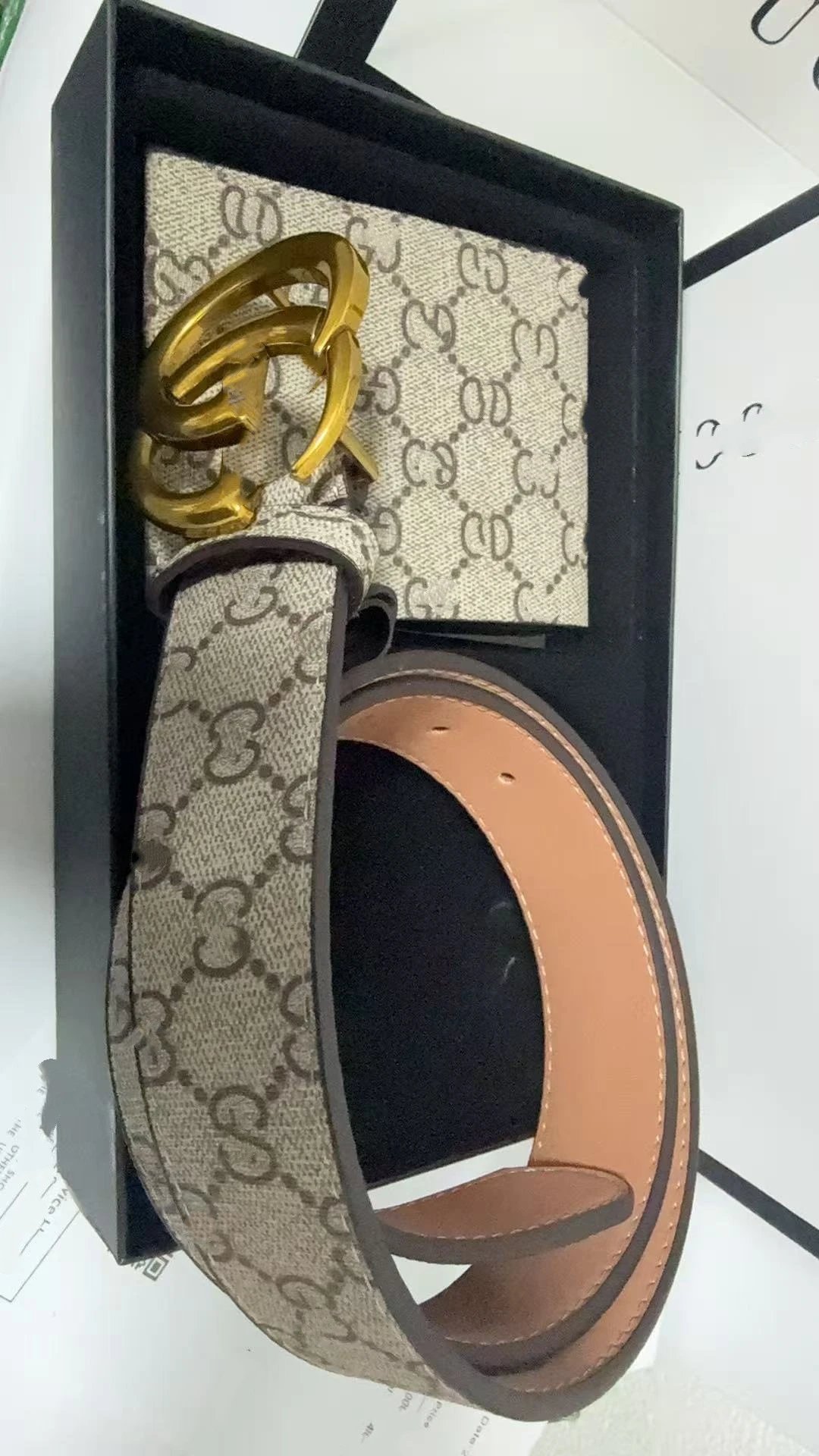 Ferragamo Belts Gancini Buckle Belt and Wallet Gift Set — Xingbugutao
