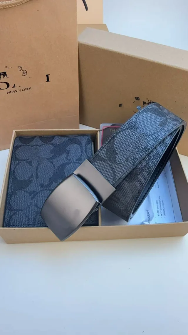 Ferragamo Belts Gancini Buckle Belt and Wallet Gift Set product detail image 39
