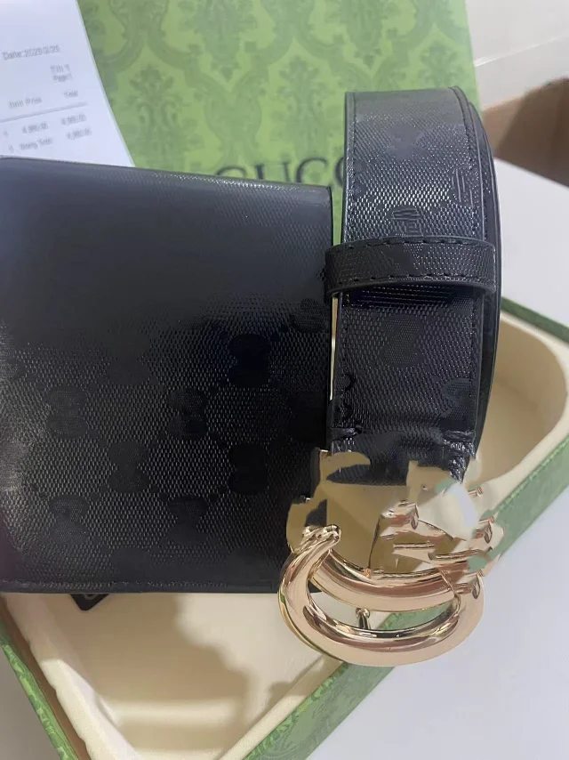 Ferragamo Belts Gancini Buckle Belt and Wallet Gift Set product detail image 43