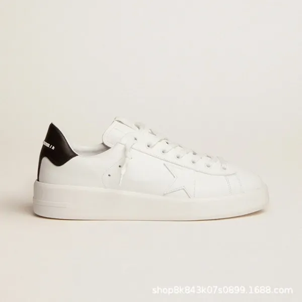 Golden Goose Deluxe Brand Super-Star White Leather Sneakers Chunky Sneakers - 1