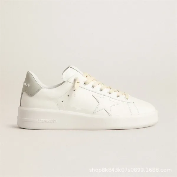 Golden Goose Deluxe Brand Super-Star White Leather Sneakers - 1
