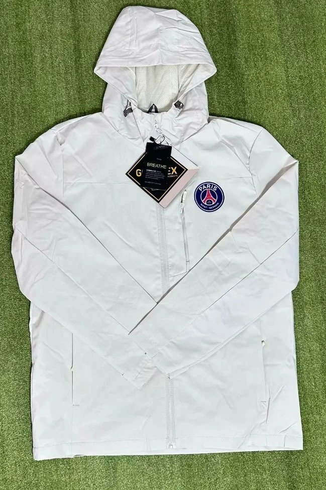 Paris White Windbreaker Thin Edition