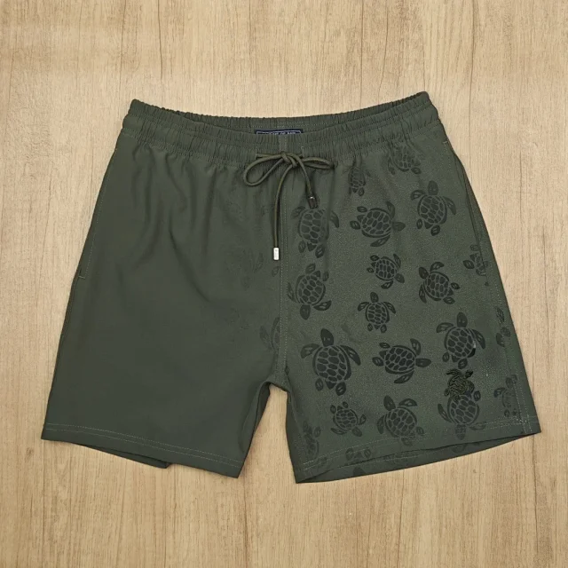 Unbranded Swimwear Water-Reactive Turtle Print Swim Shorts product detail image 6