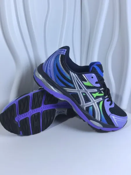 Asics Gel-Nimbus 15 Purple Blue Green Running Shoes - 1