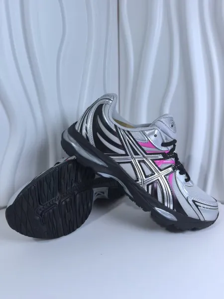 Asics Gel-Nimbus Silver Pink Black Running Shoes - 1