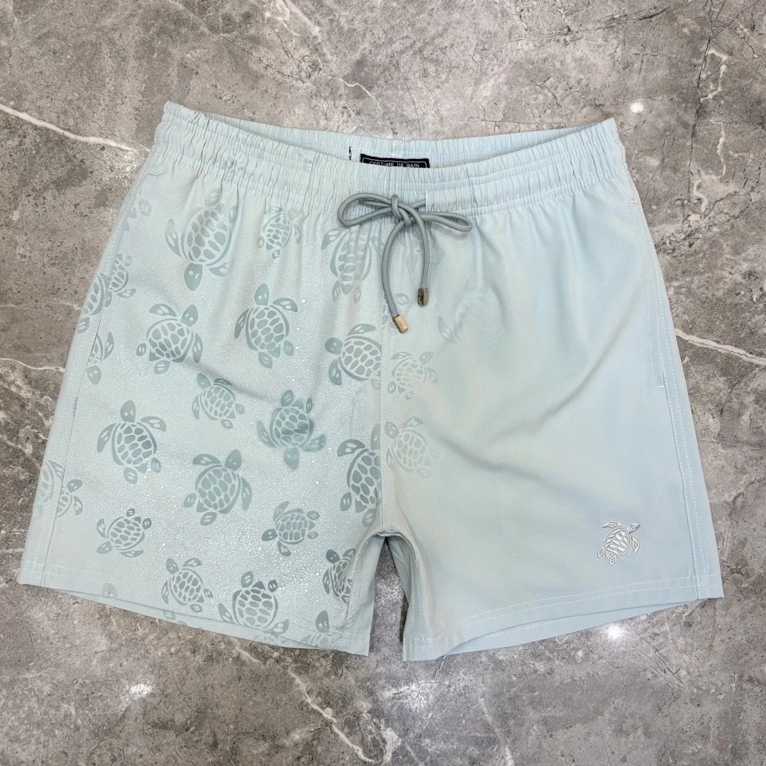 Design Costume de Bain à St-Tropez Turtle Print Orange Swim Trunks Swimwear - 15