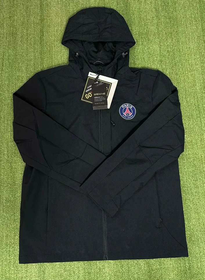 Paris Black Windbreaker Thin Edition
