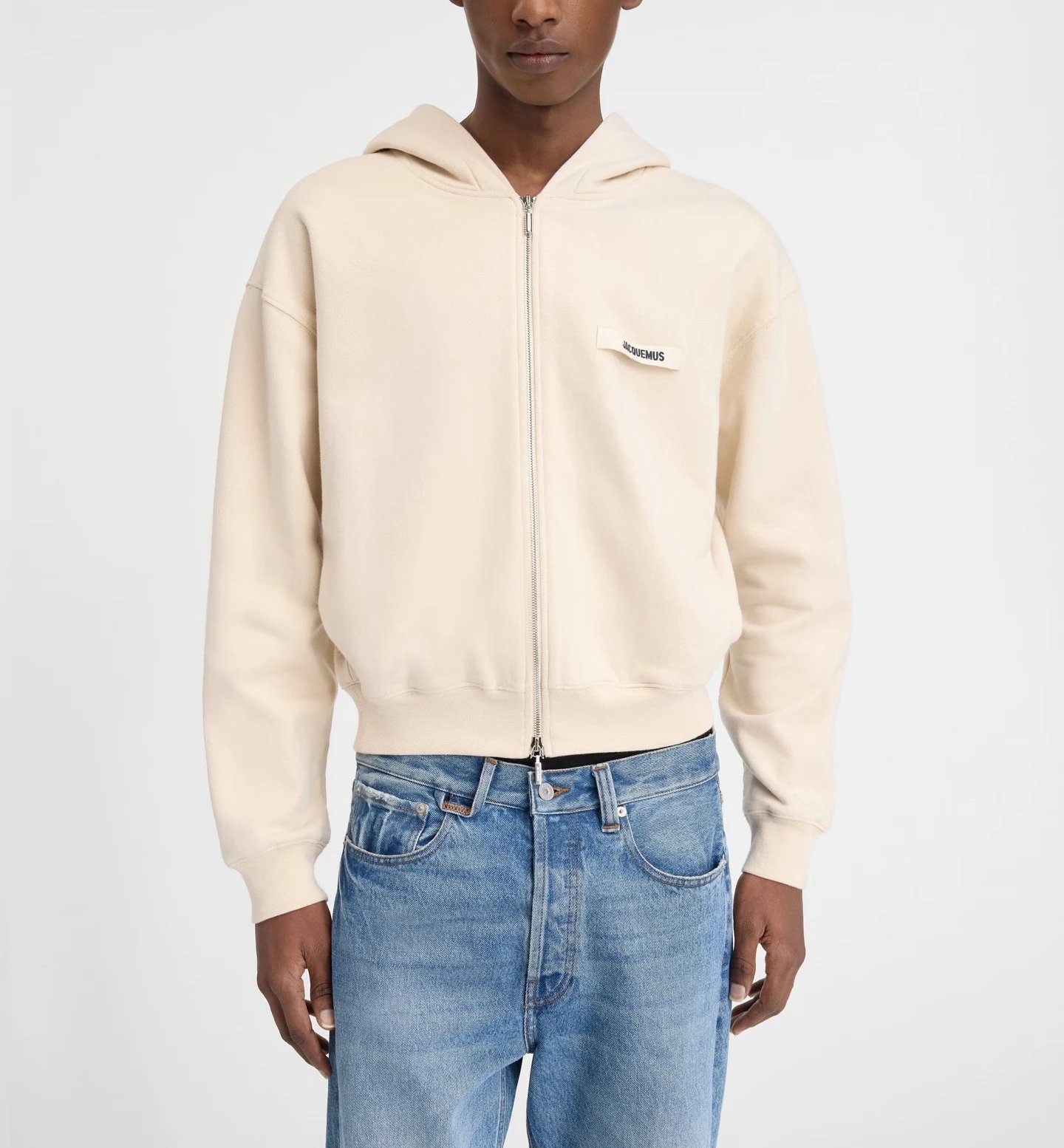 Jacquemus Bomber Cardigan Light Gray Outerwear - 13