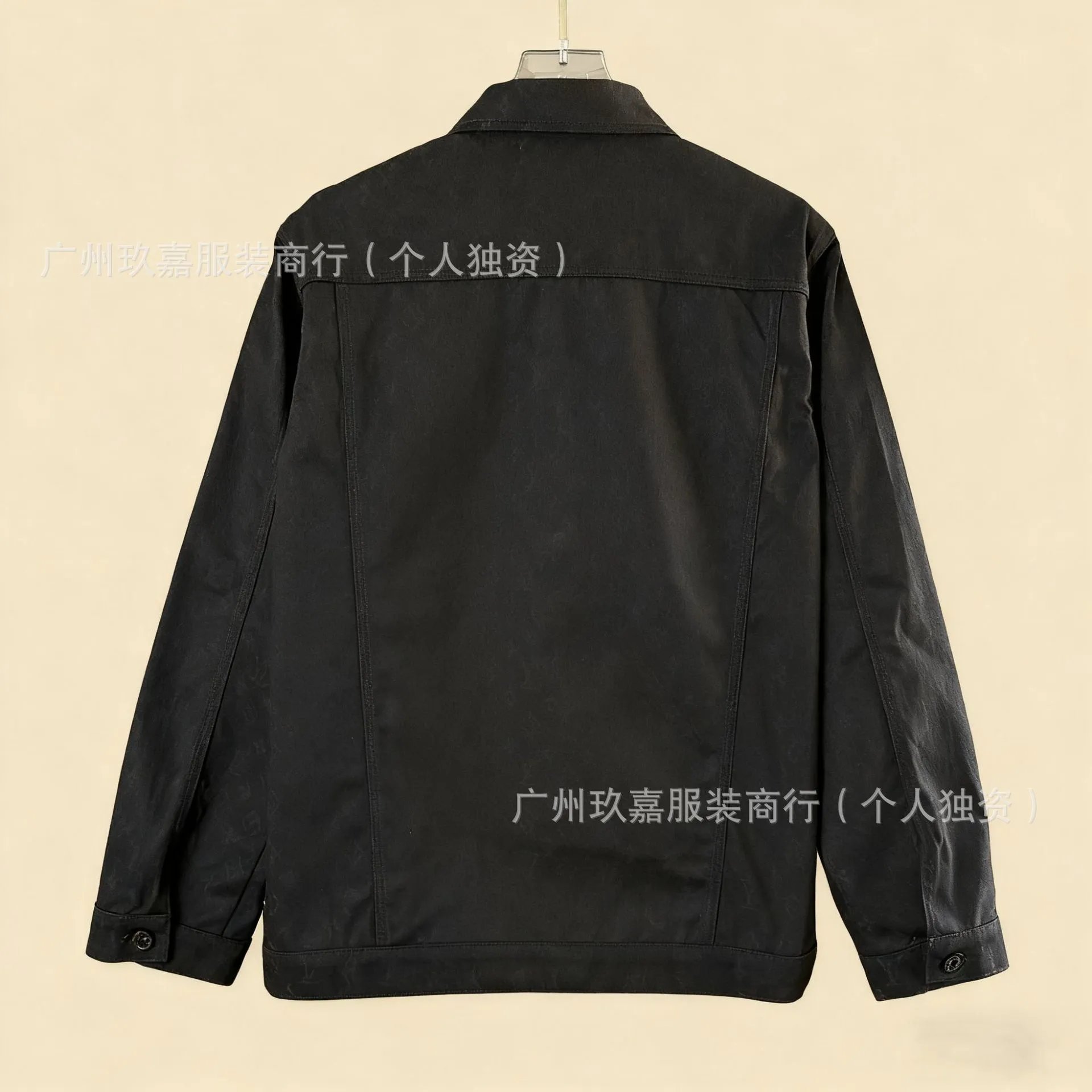 Design Checkerboard Patchwork Denim Jacket Light Blue - 13