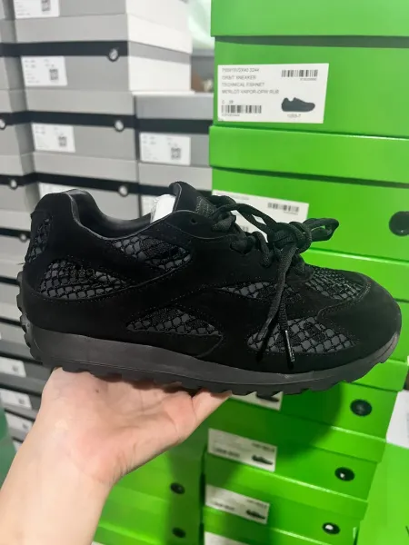 Balenciaga Orbit Sneaker Black Mesh Suede Sneakers - 1