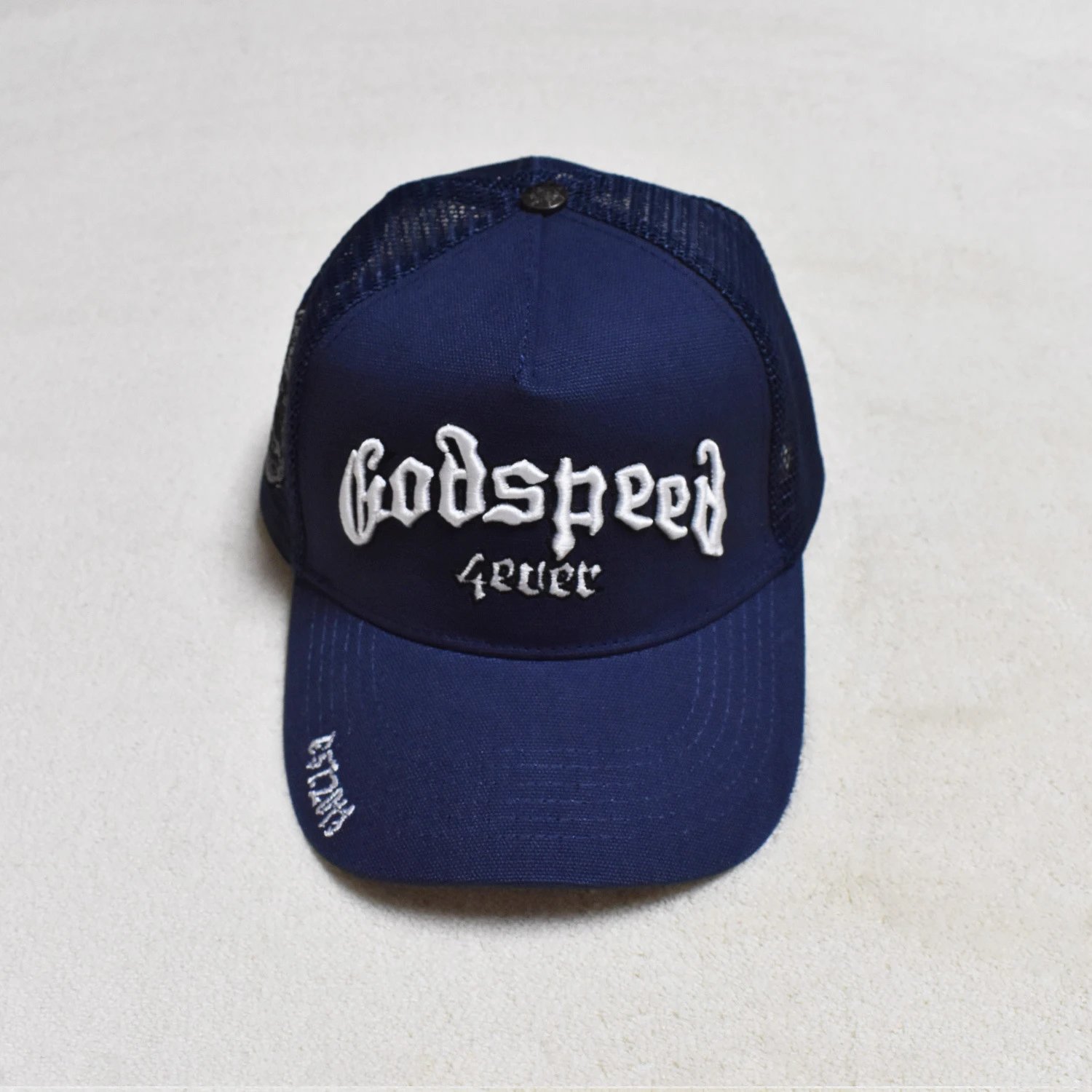 Godspeed Established 2019 Black Mesh Trucker Cap Hats - 12