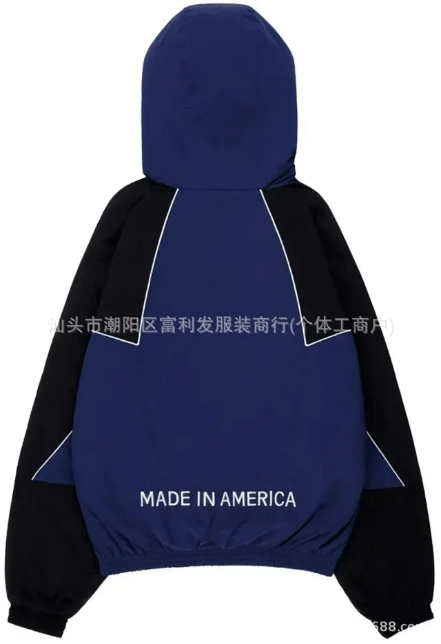Unbranded Jackets Hooded zip jacket with MARTY SUPREME three-star print product detail image 4